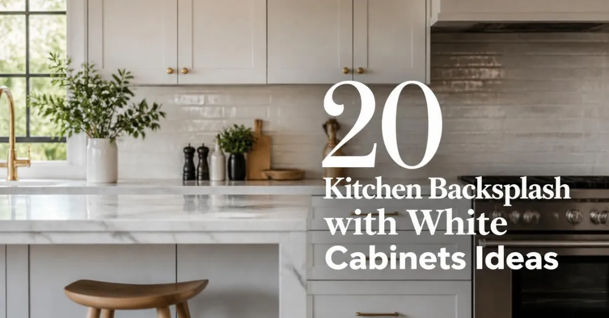 20 Kitchen Backsplash with White Cabinets Ideas