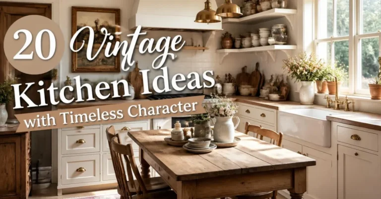 20 Vintage Kitchen Ideas with Timeless Character