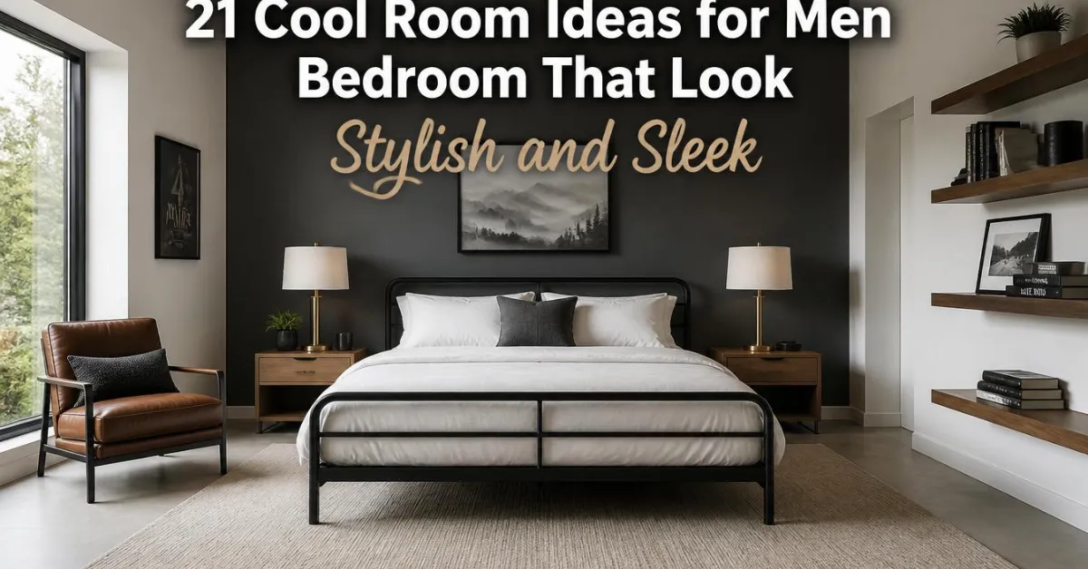 21 Cool Room Ideas for Men Bedroom That Look Stylish and Sleek
