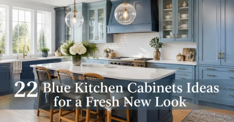 22 Blue Kitchen Cabinets Ideas for a Fresh New Look