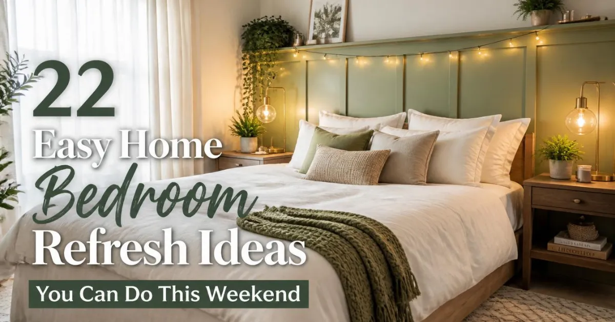 22 Easy Home Bedroom Refresh Ideas You Can Do This Weekend