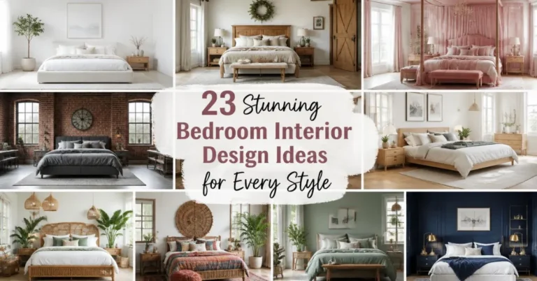 23 Stunning Bedroom Interior Design Ideas for Every Style