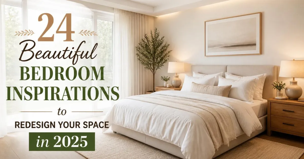 24 Beautiful Bedroom Inspirations to Redesign Your Space in 2025
