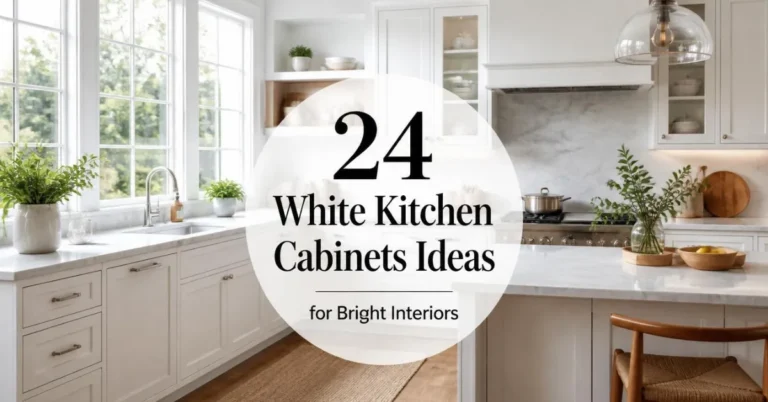 24 White Kitchen Cabinets Ideas for Bright Interiors