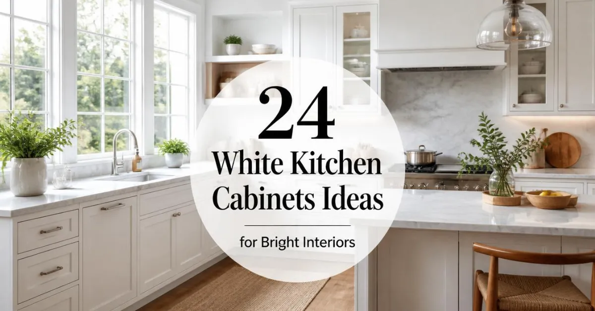 24 White Kitchen Cabinets Ideas for Bright Interiors