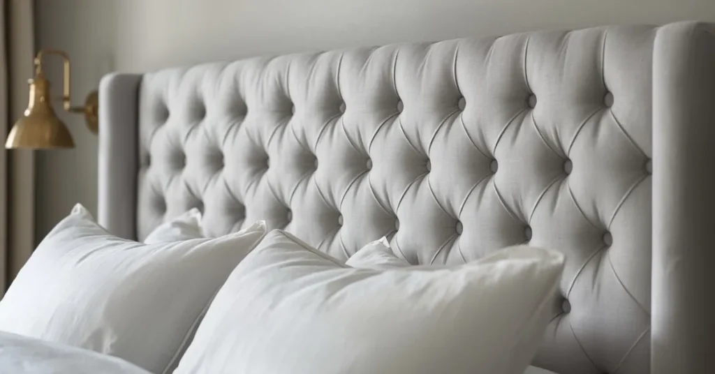  A Plush Upholstered Headboard
