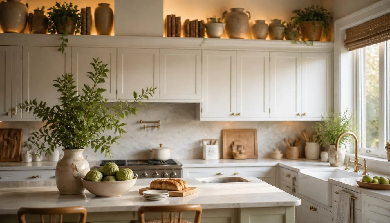 Above Cabinet Decor Kitchen