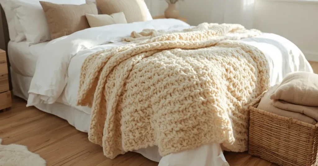 Add a Cozy Bedroom Throw Blanket