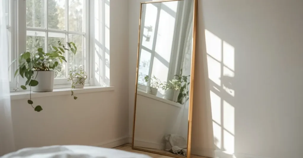 Add a Large Mirror to Bounce Light and Space