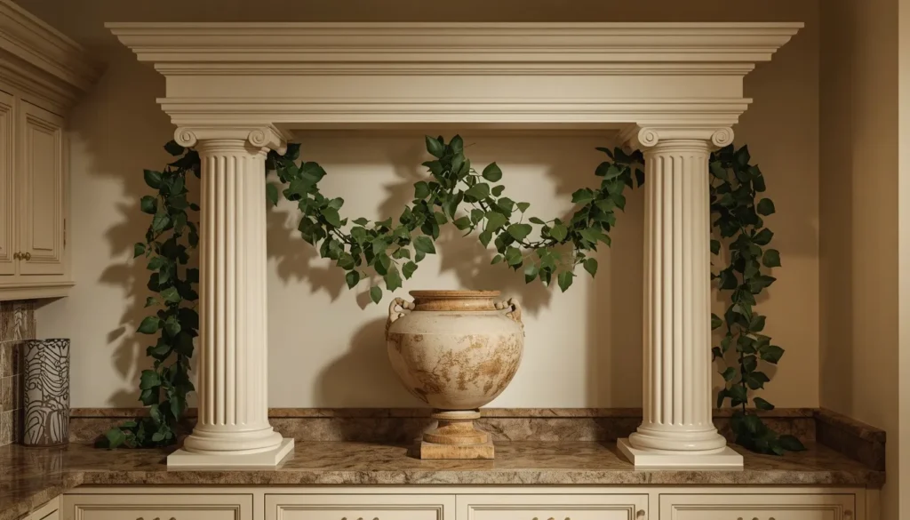 Add Architectural Drama with Tall Faux Architectural Columns