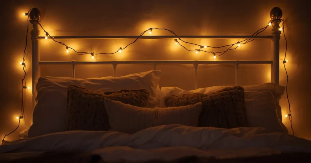  Add Bedroom String Lights for Soft Evening Glow