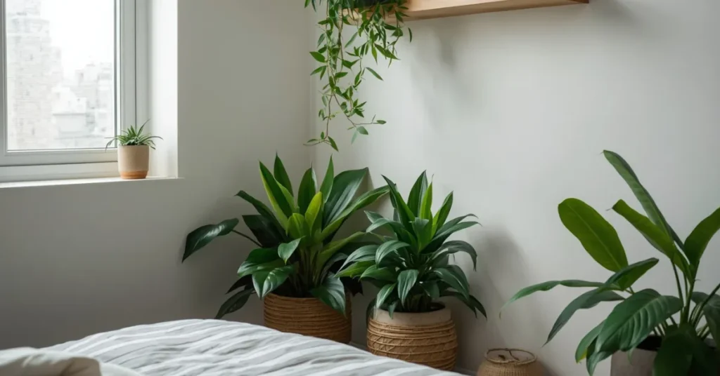 Add Greenery with Tall, Narrow Plants