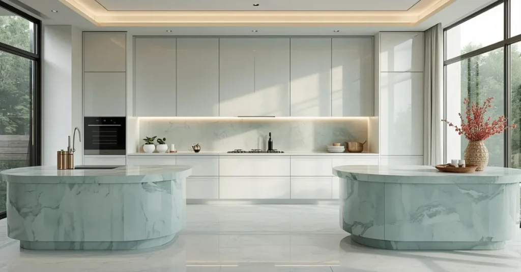 Aqua Marble Contemporary Retreat