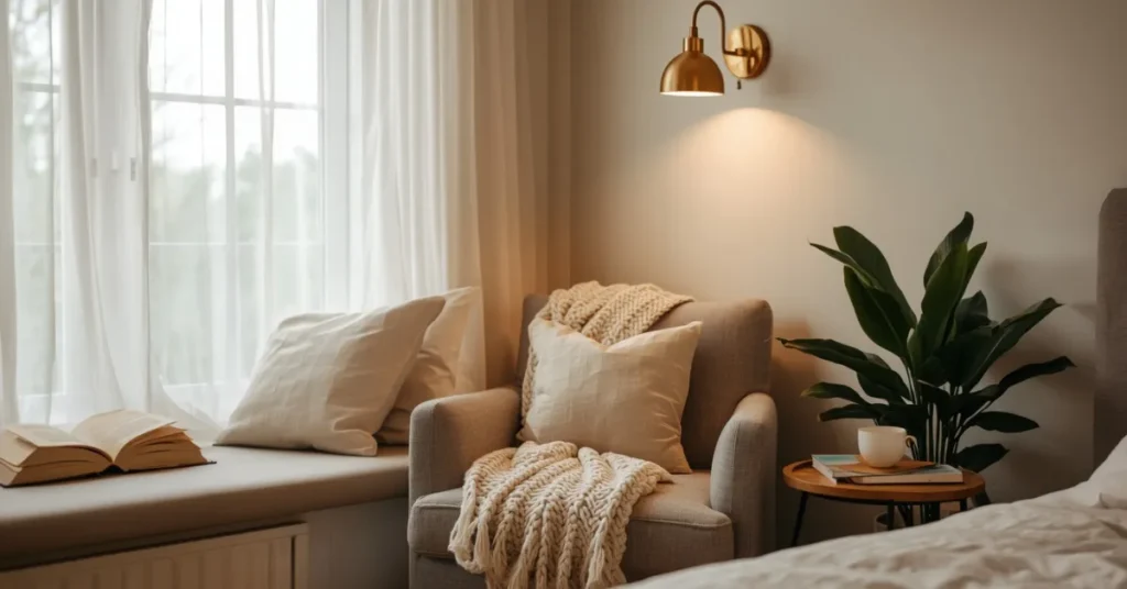 Bedroom With a Cozy Reading Nook