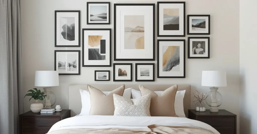  Bedroom With a Gallery Wall or Art Display