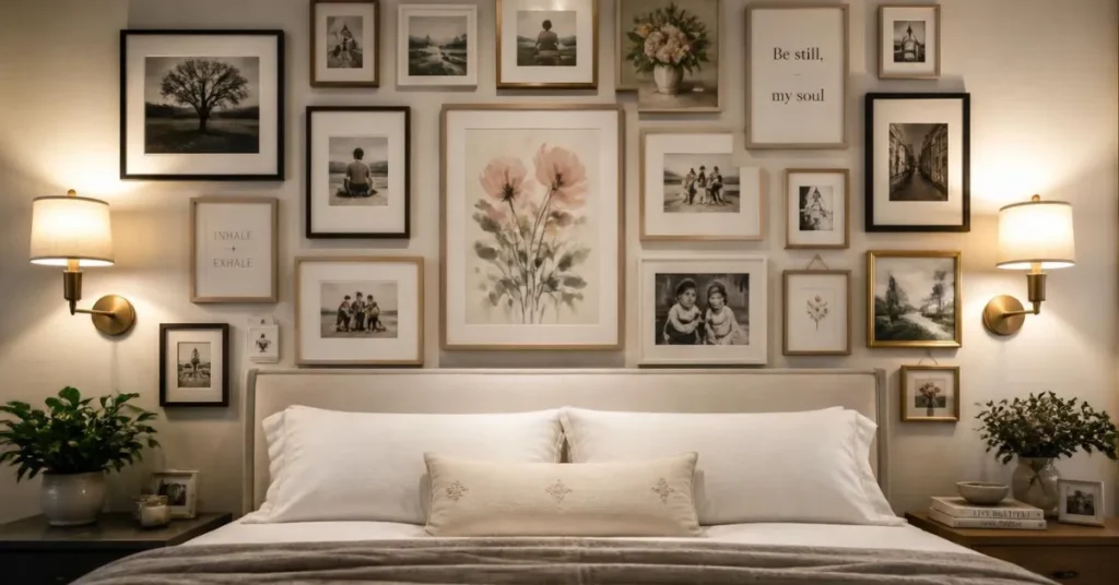  Bedroom with Gallery Wall Art