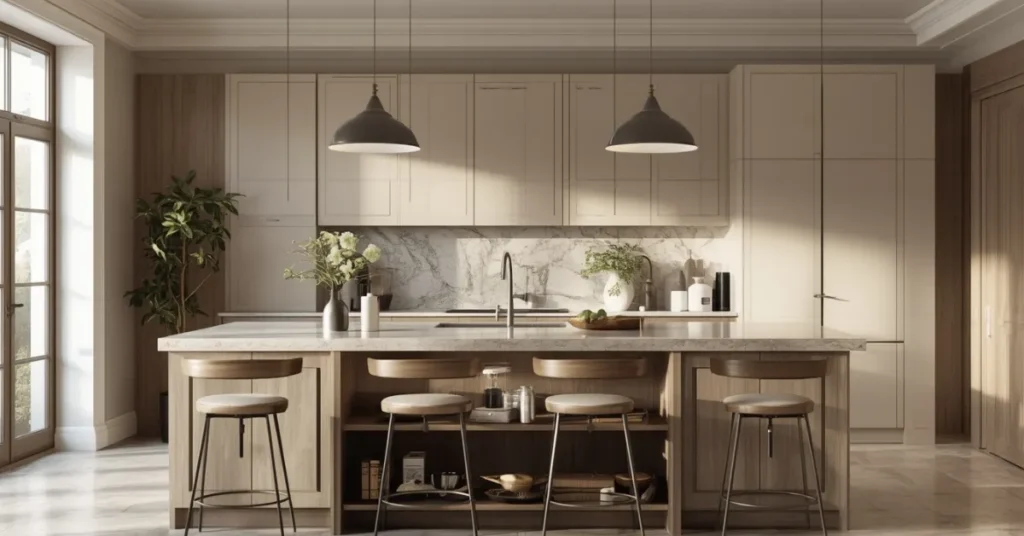 Beige and Greige Cabinets