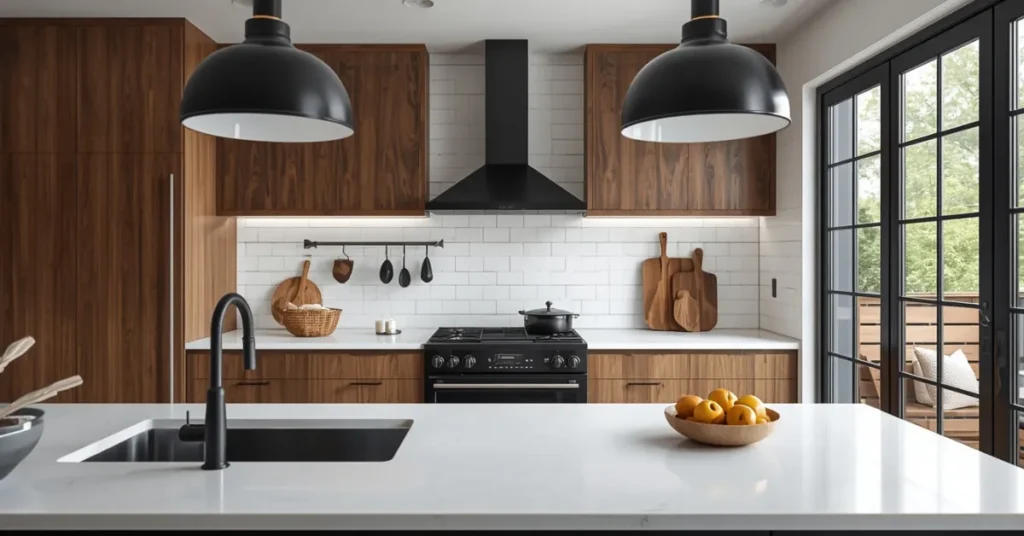 Black Accents for Contrast
