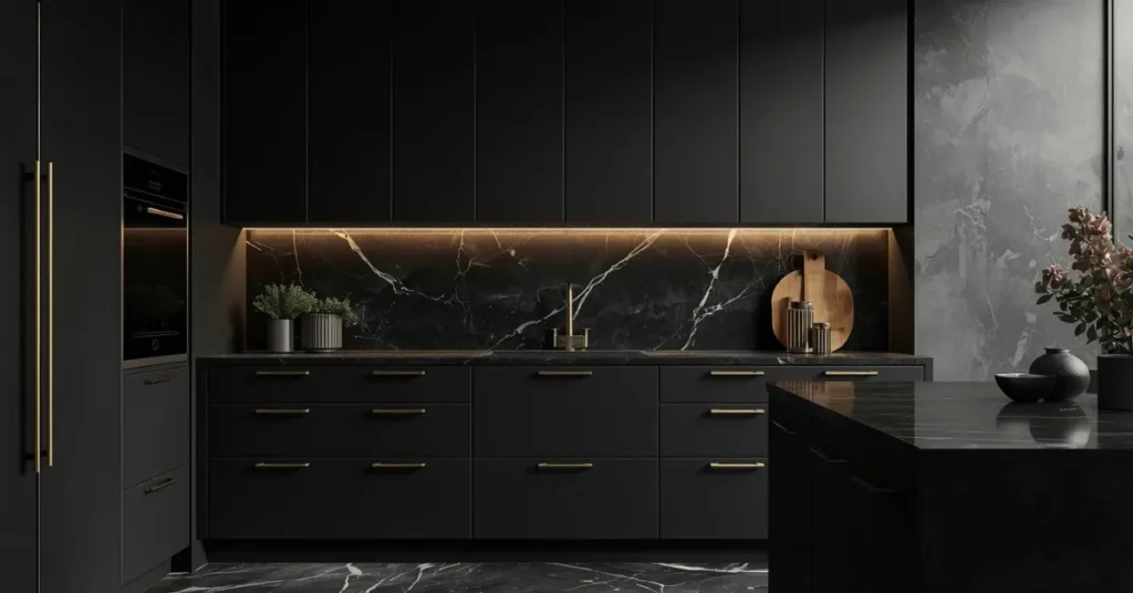 Black Matte Luxury Kitchen