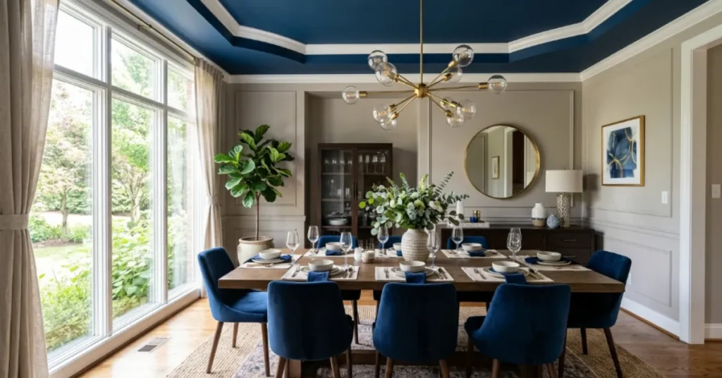 Blue Ceiling Design