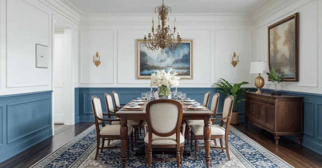  Blue Wainscoting for Timeless Style