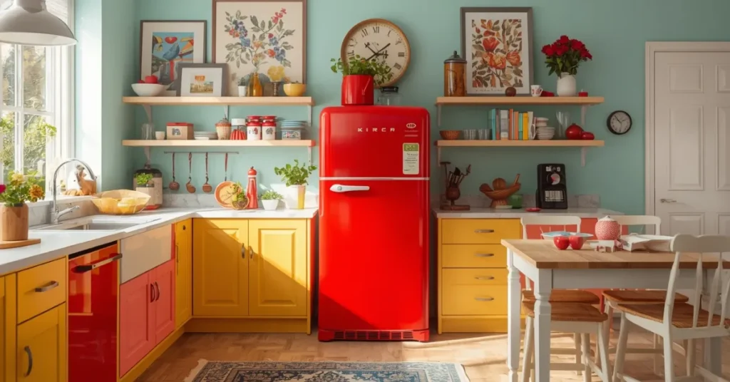 Bold Colored Fridges