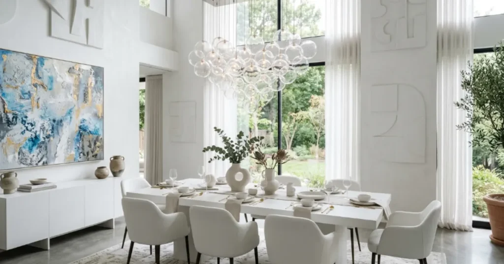  Bubble Glass Chandelier
