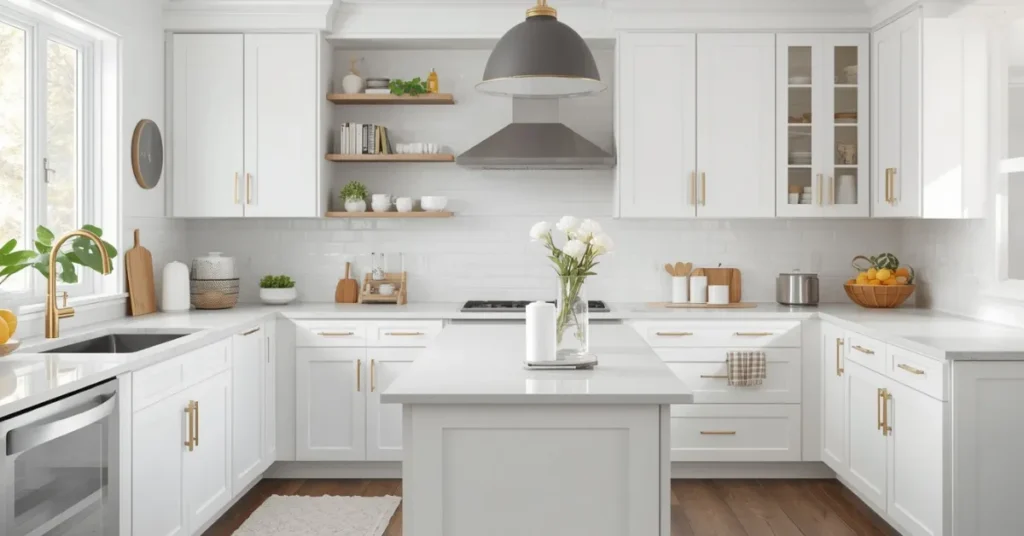 Budget-Friendly White Cabinet Refresh