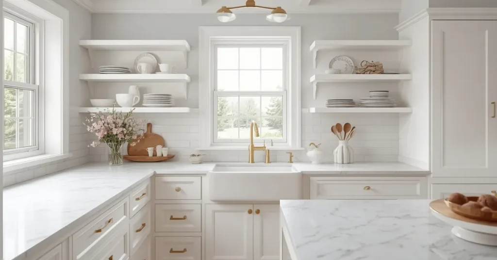 Classic White Vintage Kitchen