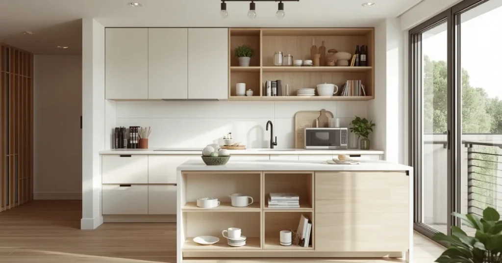 Compact Modern Kitchen Layout