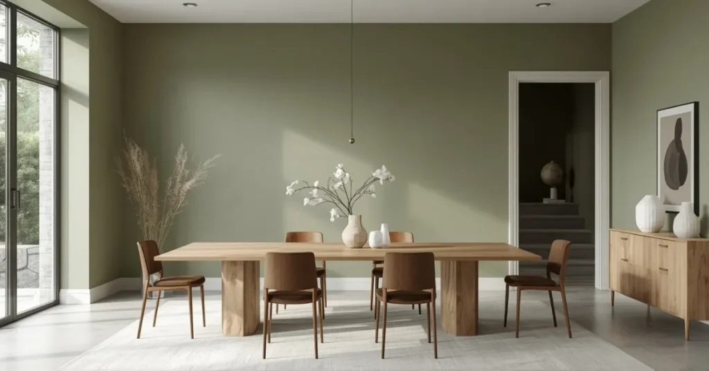 Contemporary Green Minimalism