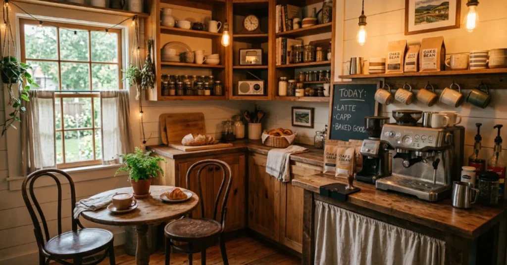 Cozy Café Style Kitchen