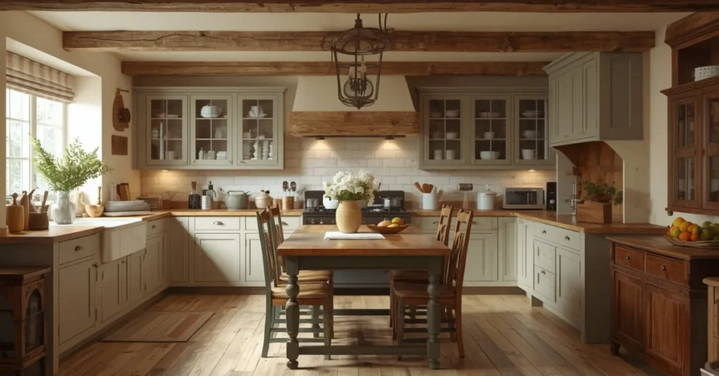 Cozy English Cottage Kitchen Style