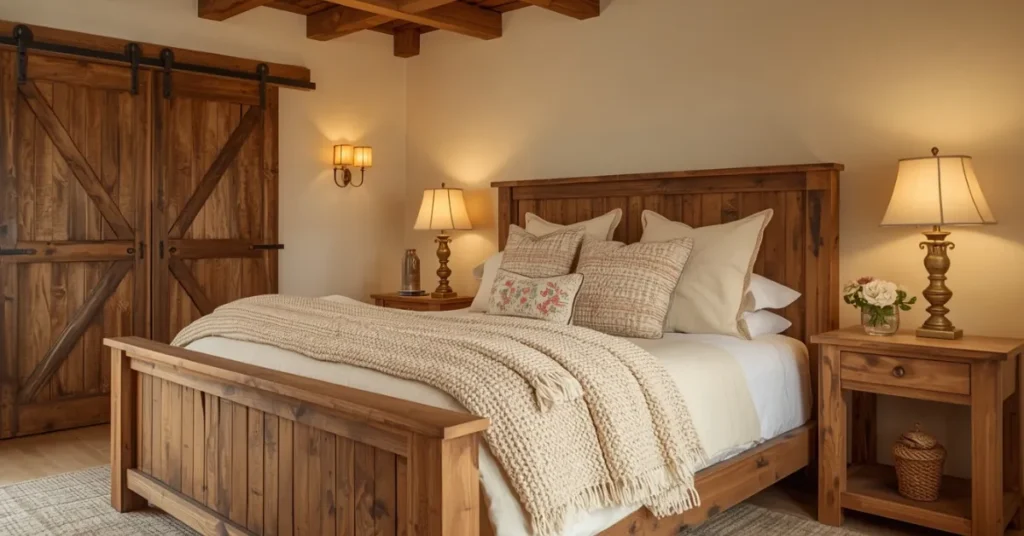 Cozy Farmhouse Bedroom Design
