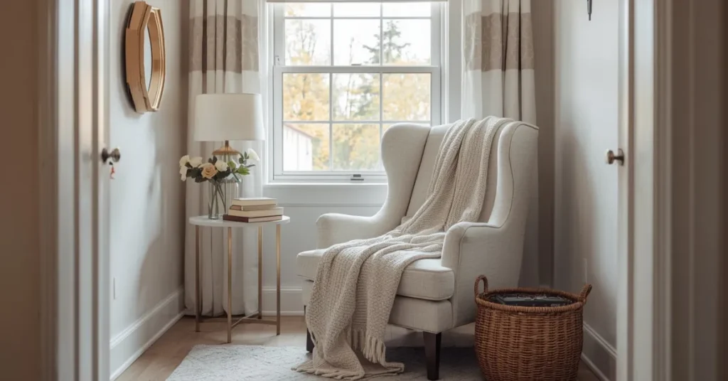 Create a Cozy Reading Nook in the Corner