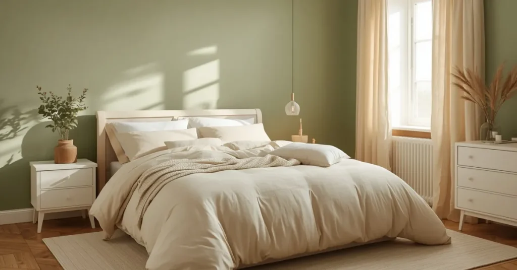 Create a Soft Color Palette with Sage Green and Cream