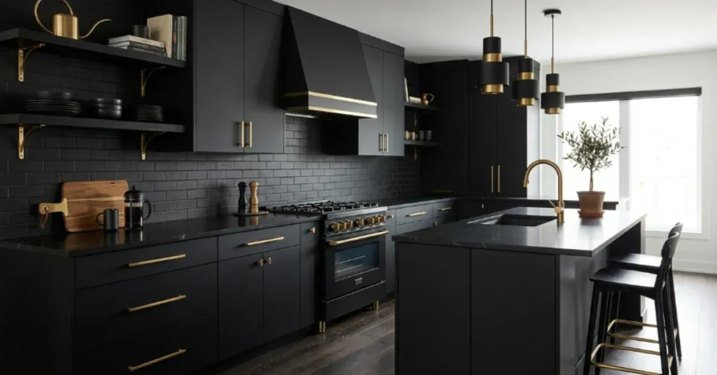 Dark Rustic Kitchen