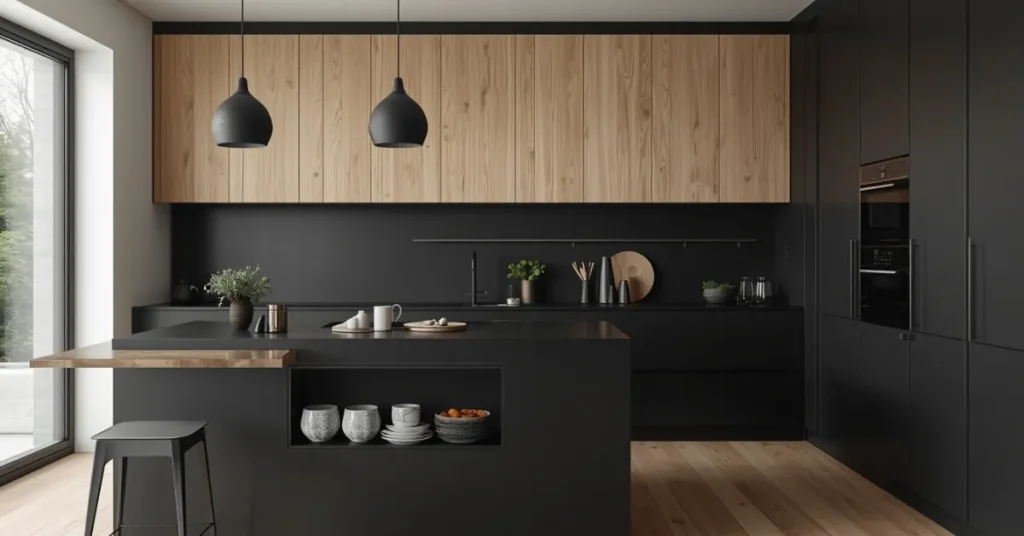Dark Scandinavian Kitchen