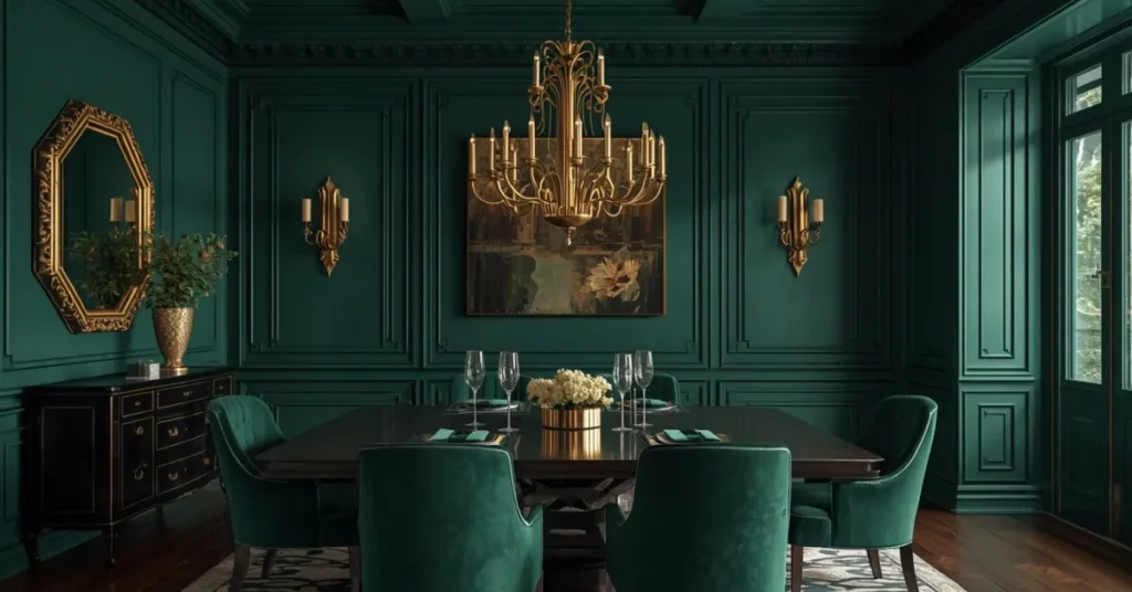 Deep Emerald Elegance