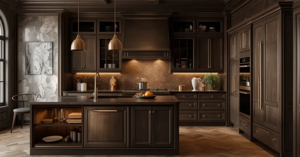 Deep Espresso Brown Kitchen