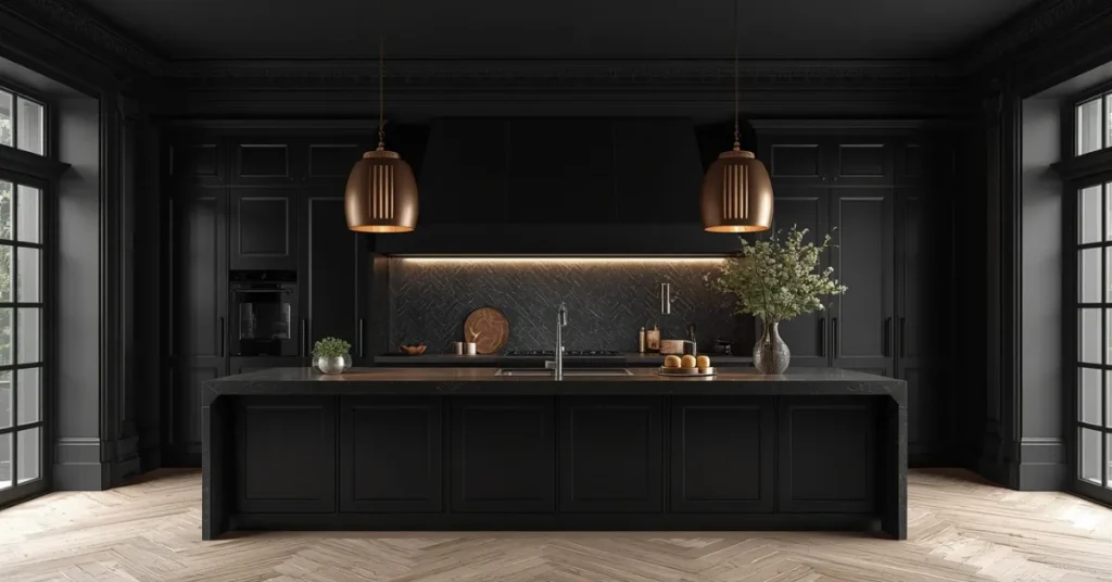Dramatic Ceiling Kitchen Design