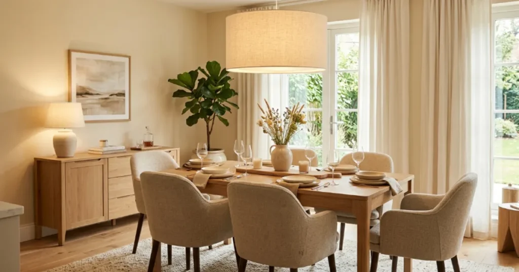 Drum Shade Chandelier