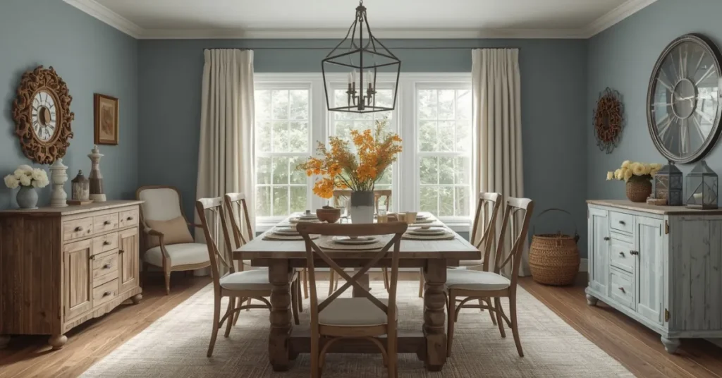 Dusty Blue Farmhouse Charm