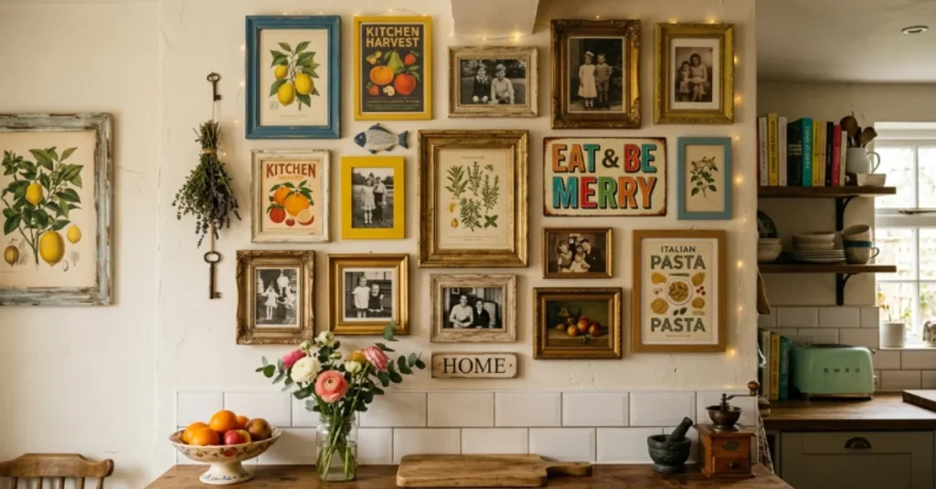 Eclectic Gallery Wall