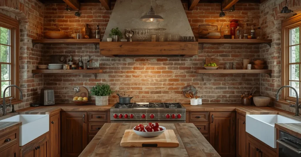 Exposed Brick for Rustic Charm