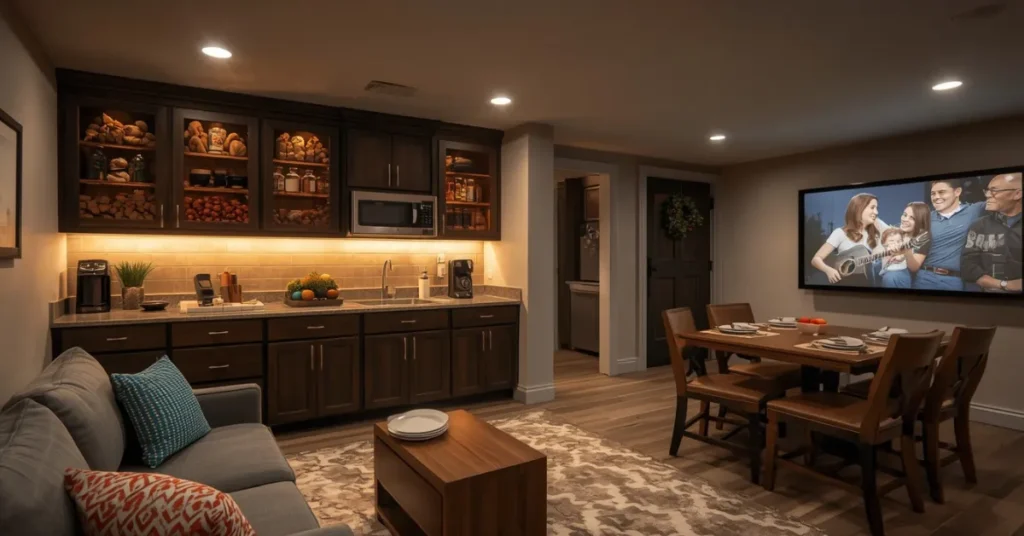 Family Entertainment Kitchenette