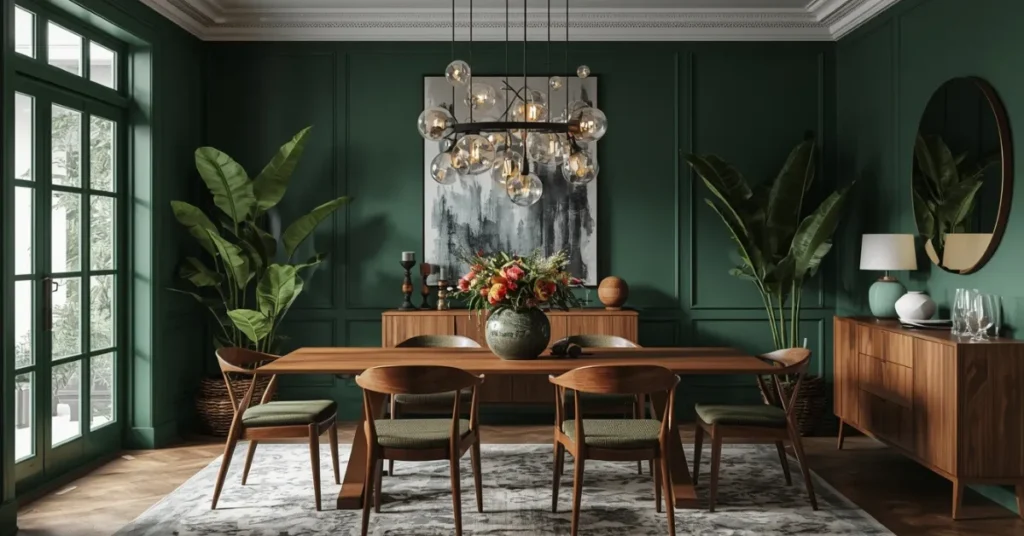Forest Green Statement Room