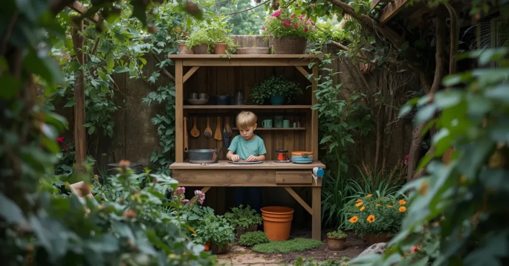 Garden Corner Mud Kitchen