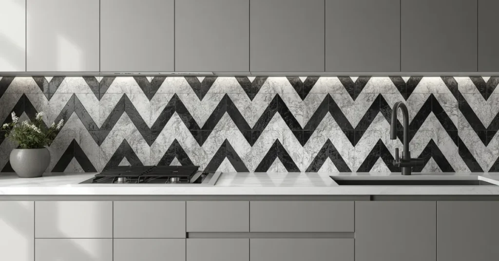Geometric Black and Neutral Patterns