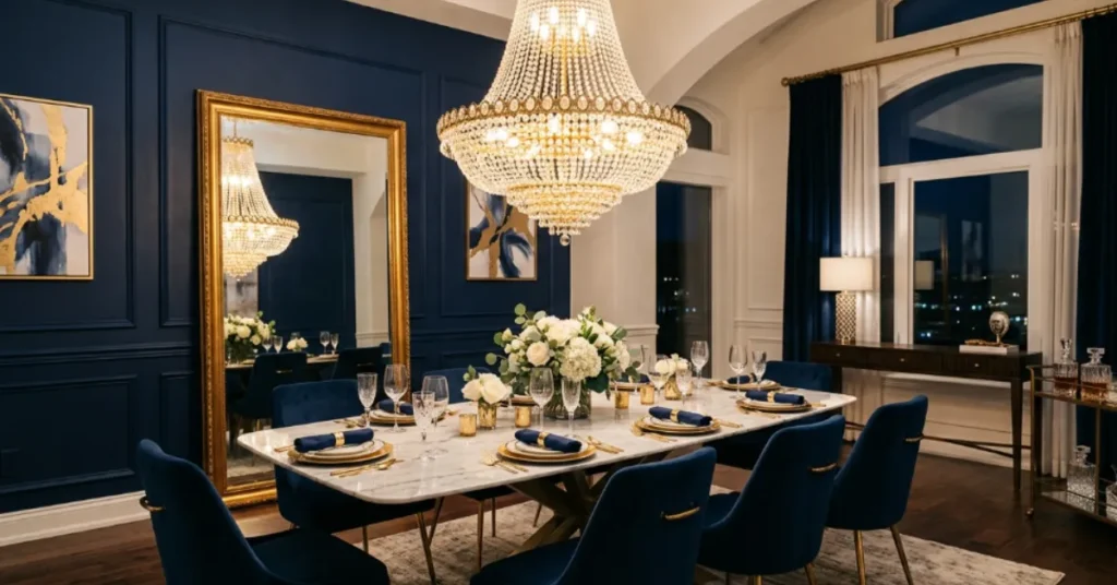 Gold Statement Chandelier